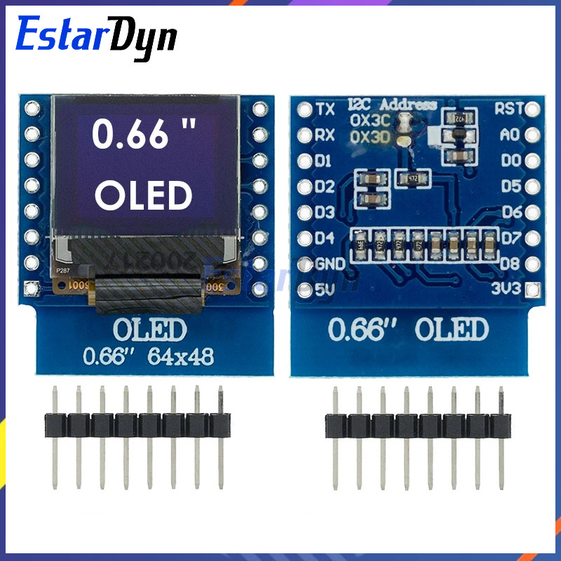 Wemos D1 Mini - OLED LED LCD Display Shield, módulo