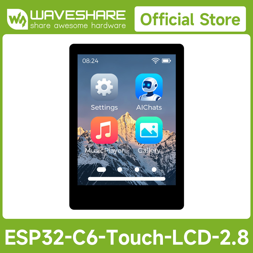 Waveshare Esp32 - Placa de Desenvolvimento Waveshare ESP32-C6 com
