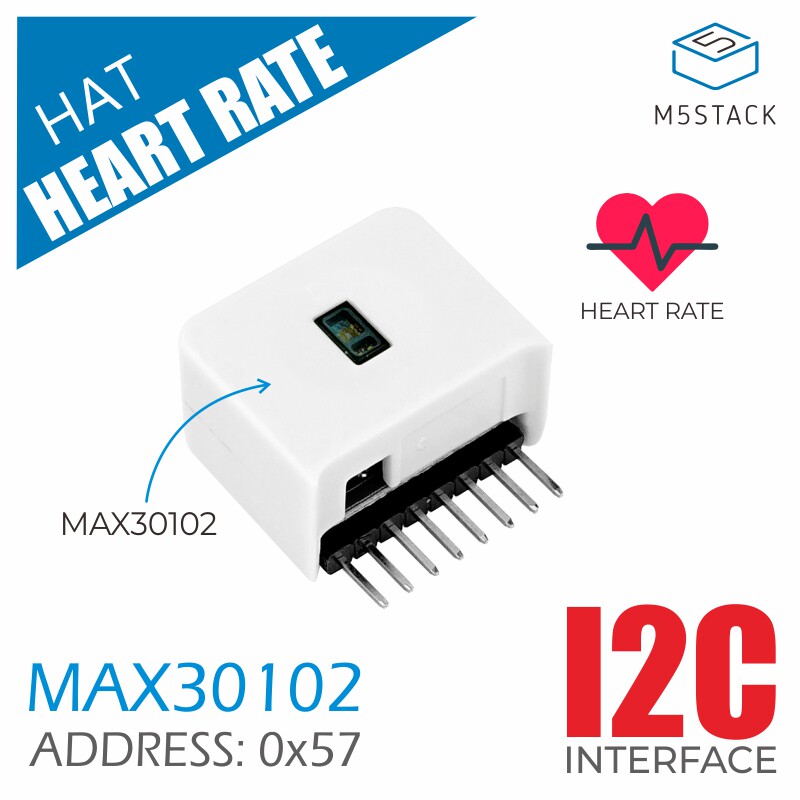 M5Stickc - Sensor de Frequência Cardíaca e Oxigênio