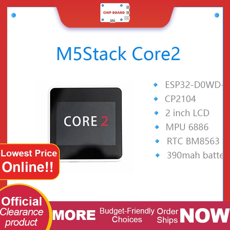 M5Stack Core2 - Kit de Desenvolvimento IoT M5Stack Core2