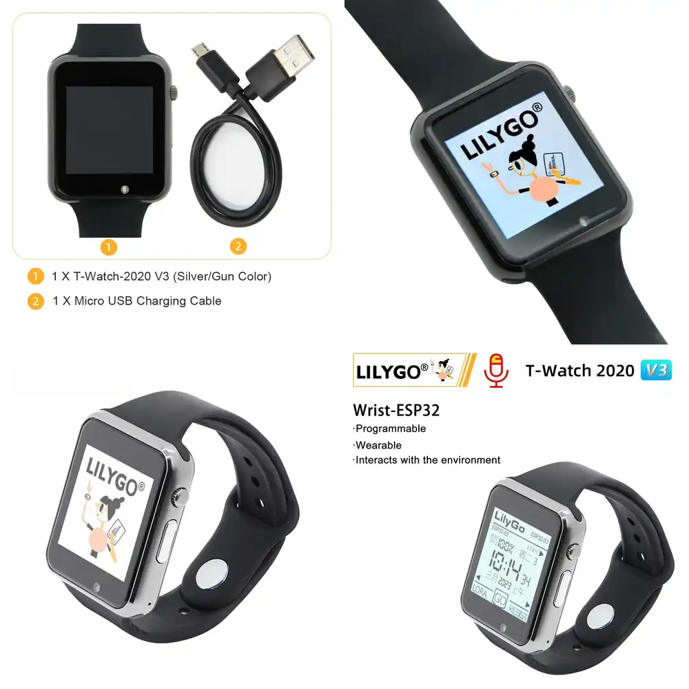 LILYGO TTGO T-Watch 2020 V3 47 - Ttgo T Watch avaliação e preço