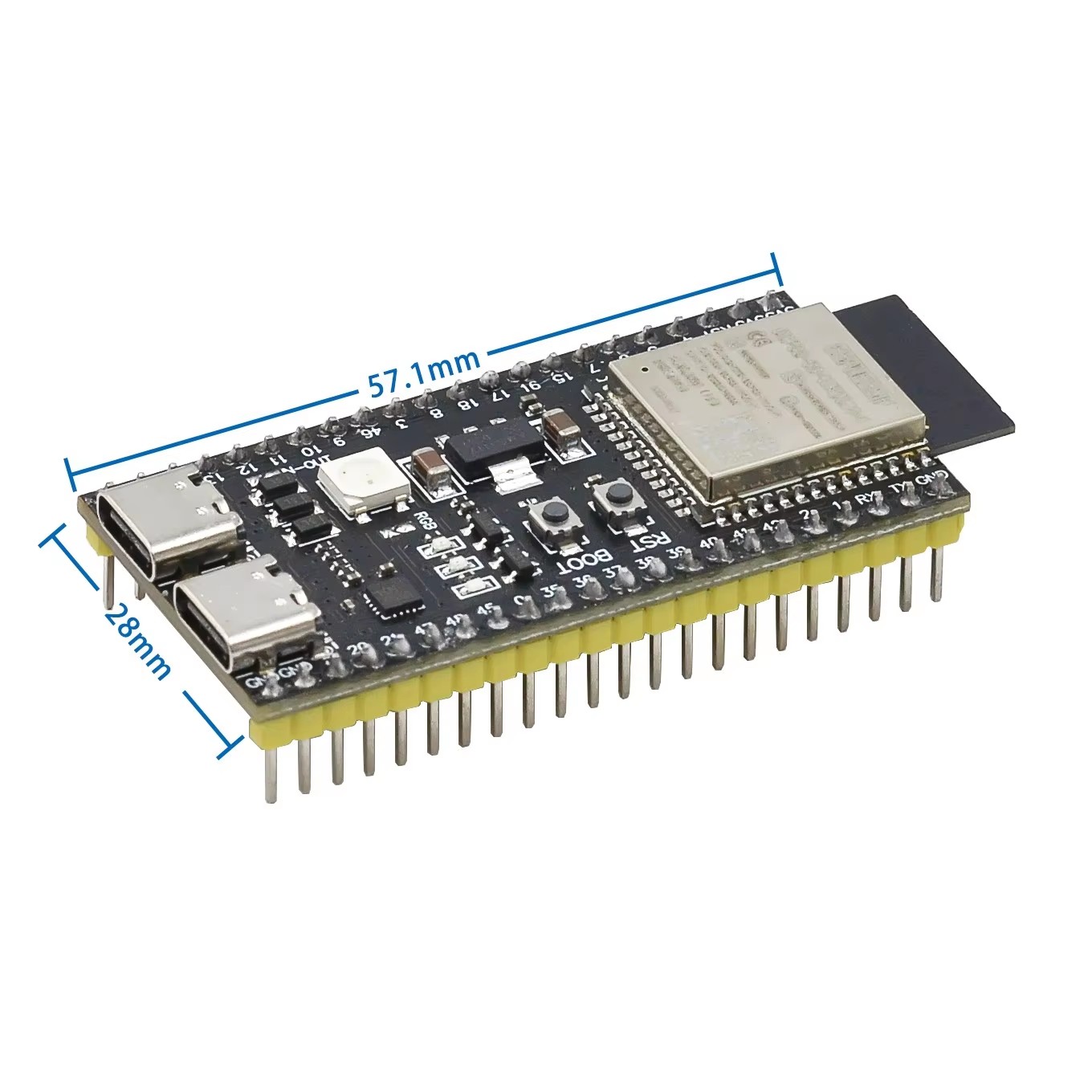 1-10PCESP32-S3-DevKitC-1 Placa - Esp32 S3 Devkitc 1 avaliação e preço