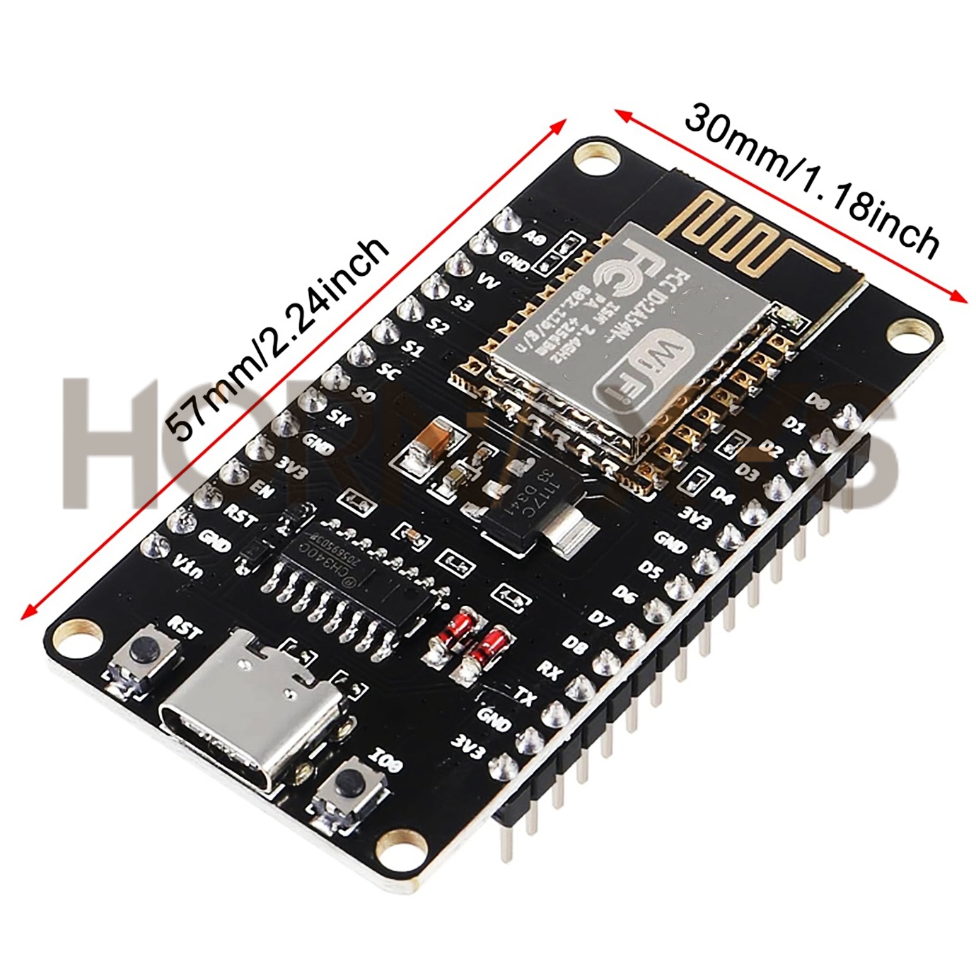 1-10 peças/Placa de Desenvolvi - Nodemcuv2 avaliação e preço