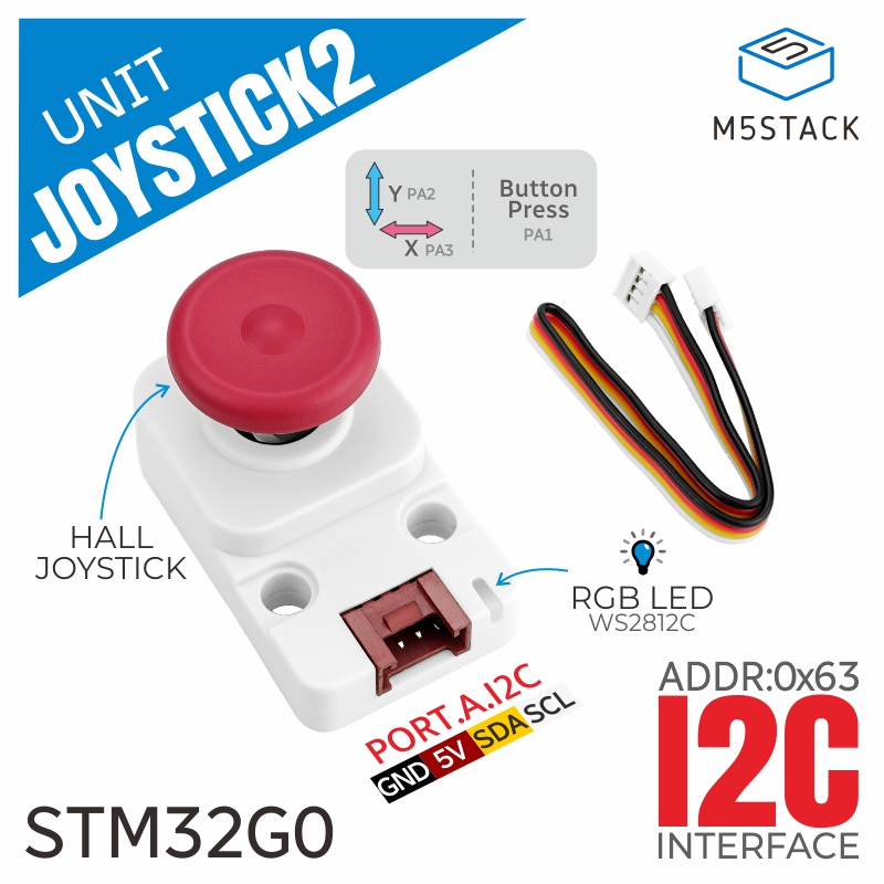 Unidade oficial do joystick I2 - M5Stack Core2 avaliação e preço