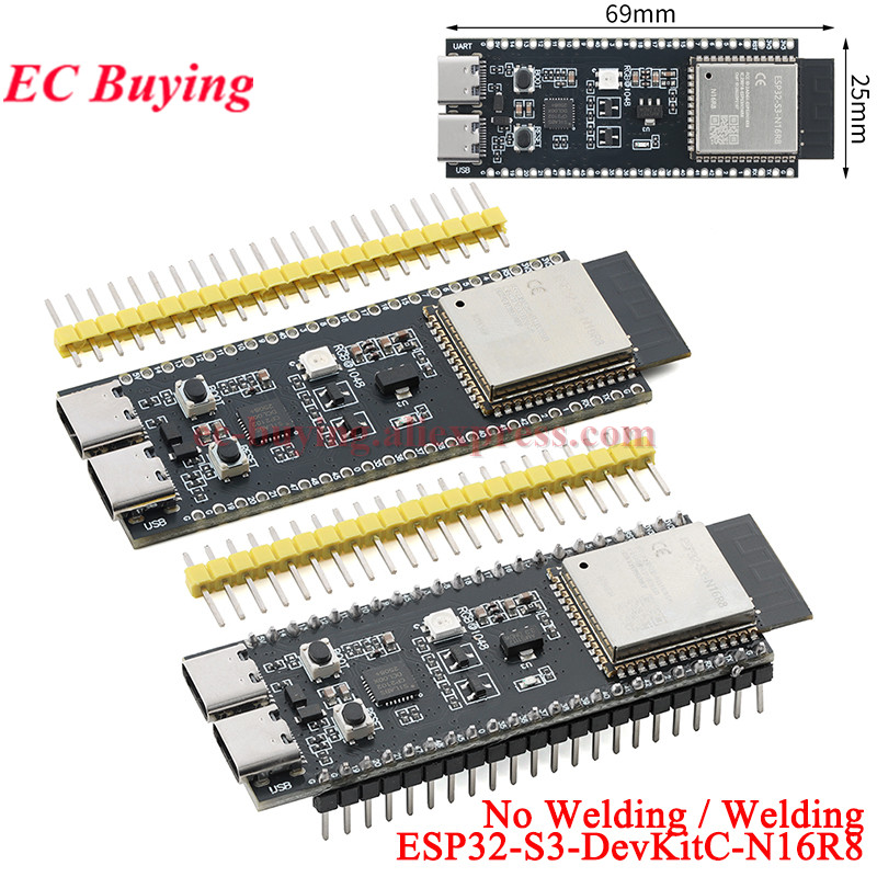 Placa de Desenvolvimento ESP32 - Esp32 S3 Devkitc 1 avaliação e preço