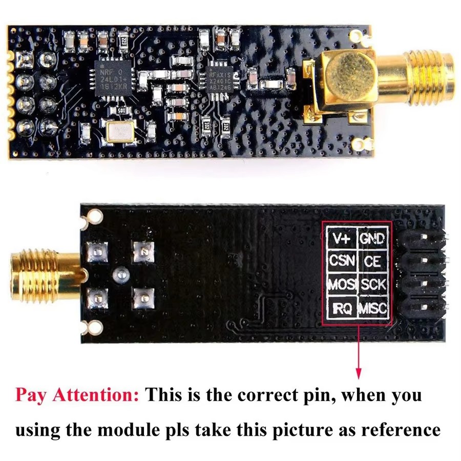 1/2Pc NRF24L01 + PA + LNA Tran - Ttgo T Watch avaliação e preço