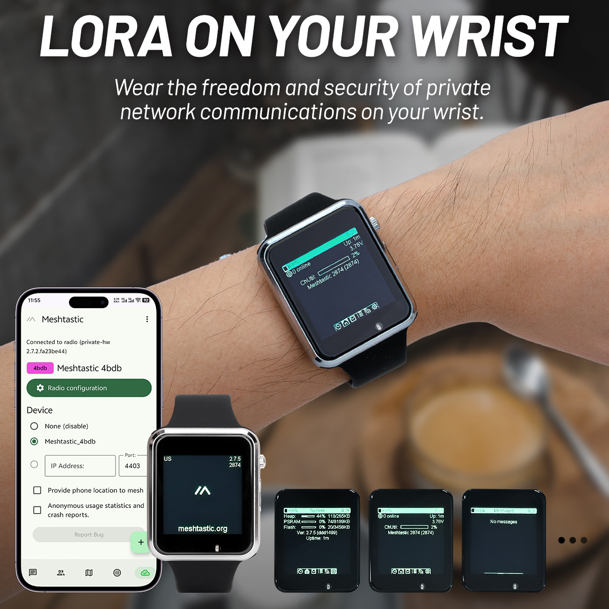 LILYGO T Watch S3 Lora Meshtas - Ttgo T Watch avaliação e preço