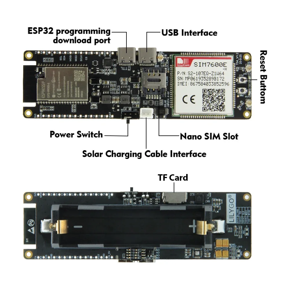 EM ESTOQUE LILYGO T-SIM7600G-H - Doit Esp32 avaliação e preço