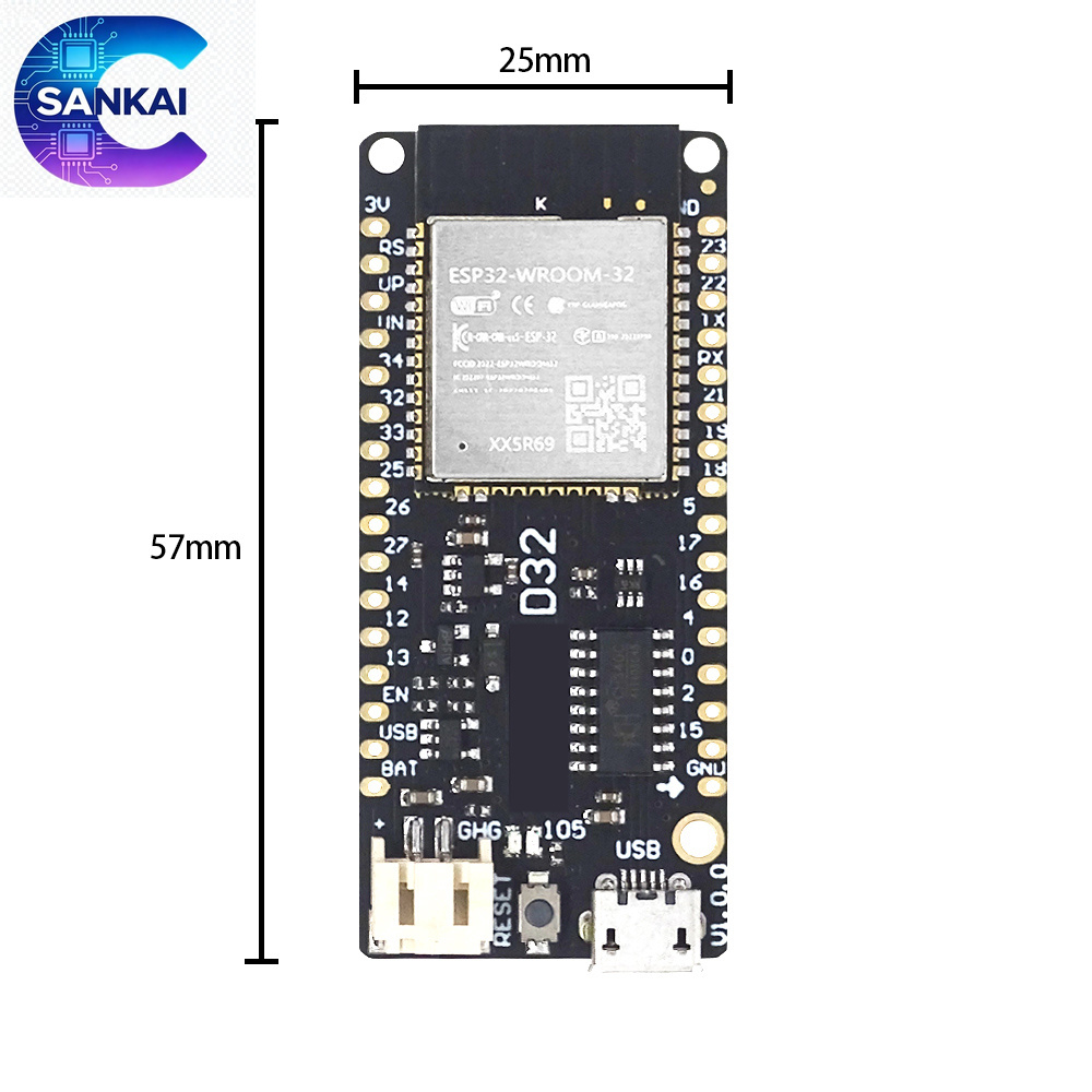 Placa Wemos LOLIN D32 V1.0.0 E - Lolin D32 avaliação e preço