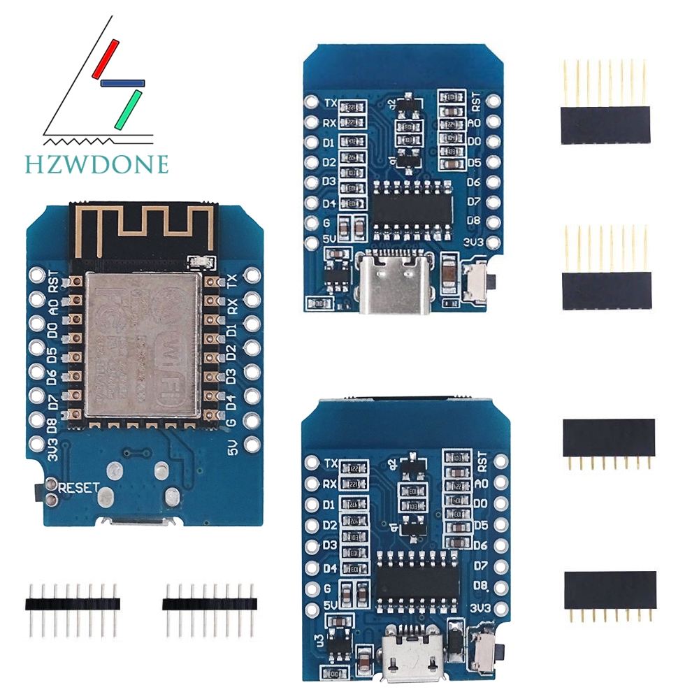 Tipo-c micro usb d1 mini nodem - Nodemcuv2 avaliação e preço